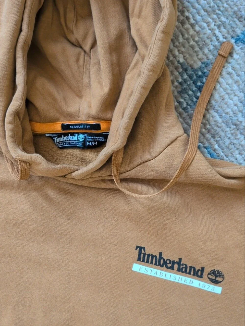 Timberland Men's Hooded Sweatshirt - Caramel